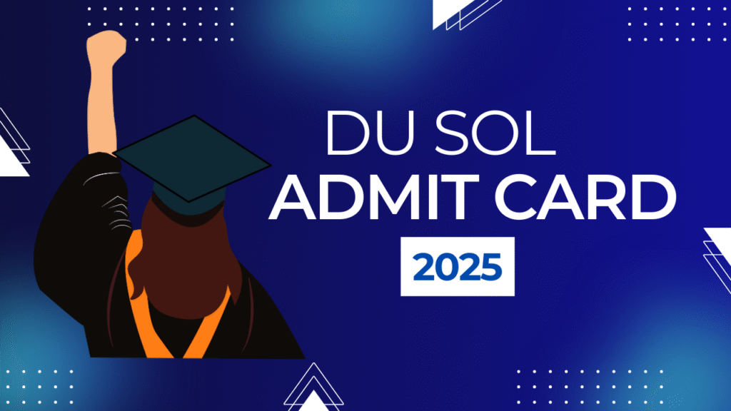 DU SOL Admit Card